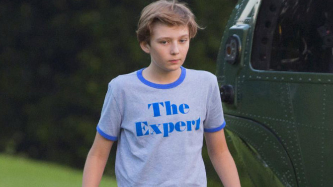 $30 'The Expert' Shirt Worn By Barron Trump Sells Out | WHAS11.com